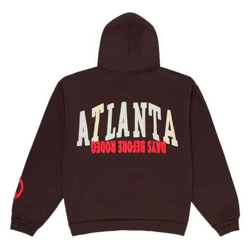 CJ X Cactus Plant Flea Market Free Thugger Brown Pullover Hoodie