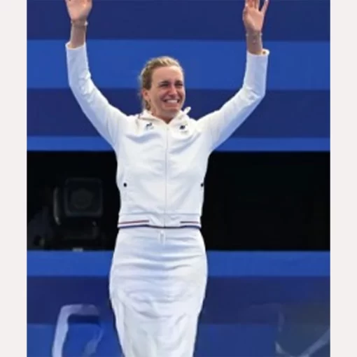 Paris Olympic 2024 Lisa Barbelin Bomber Jacket