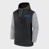 Men's Detroit Lions Nike Black and Grey Hoodie Jacket 2024