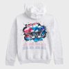 Abercrombie Graphic Popover Hoodie in Gray