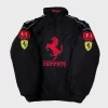 Jared Leto ferrari vintage f1 jacket black