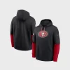 Get Nike Scarlet San Francisco 2024 Sideline Club Pullover Hoodie Black