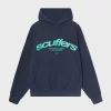 Scuffers Iconic Pullover Hoodie in Navy Blue