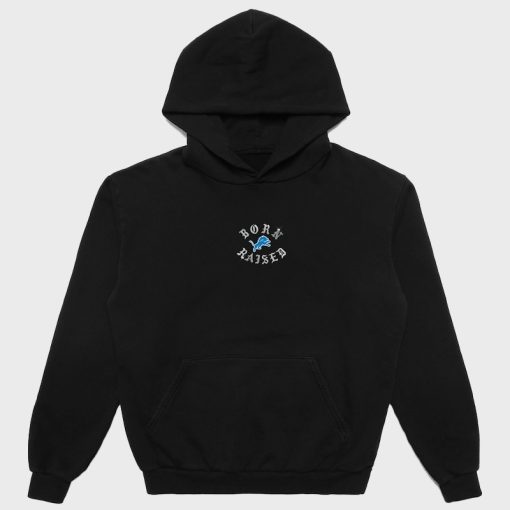 Shop Detroit Lions Born x Raised Chrome Rocker Hoodie For Sale