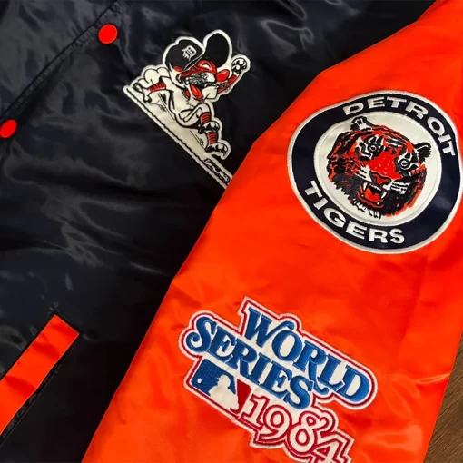 World Series 1984 40th Anniversary Detroit Tigers Starter Jacket