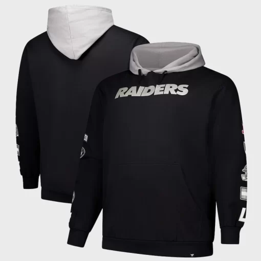 Las Vegas Raiders Black Patched Out Hoodie