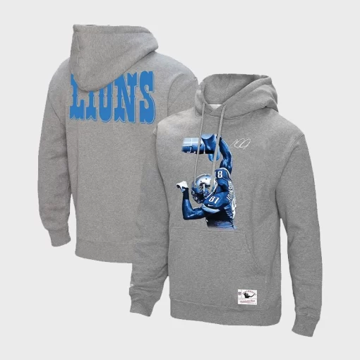 Detroit Lions Calvin Johnson Mitchell & Ness Hoodie