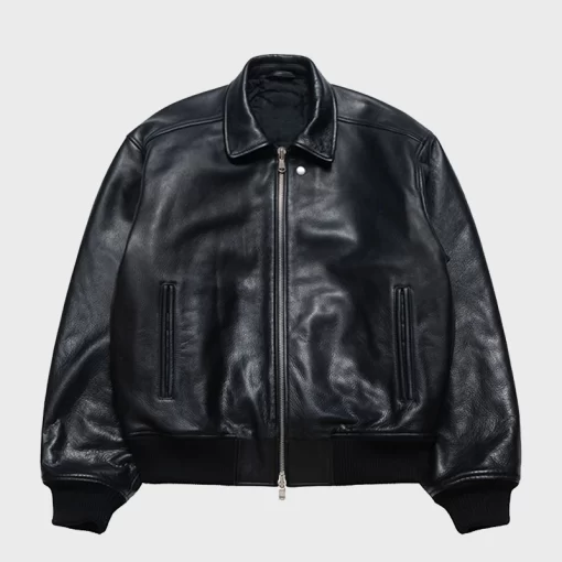 Stussy Leather Flight Jacket