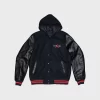 Supreme x Jordan Hooded Varsity Jacket