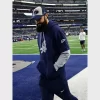 Cowboys Mike McCarthy Blue Unisex Fleece Hoodie