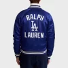 Polo Ralph Lauren Dodgers Blue Satin Jacket for Unisex