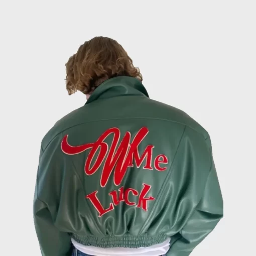 All-New Wish Me Luck 2024 Cropped Jacket in Green