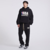 nba and essential collab black hoodie for unisex
