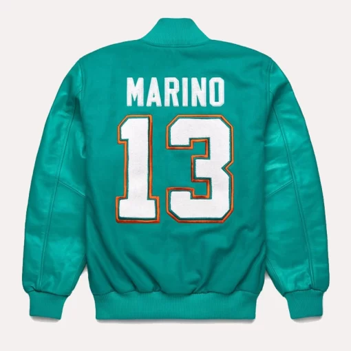 Dolphins 2024 Dan Morino GOAT Wool Varsity Jacket