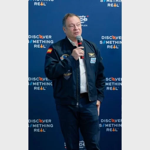 Unisex NASA Space Force Polyester Bomber Jacket