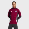 Burgundy and Black Newcastle United Training Track Jacket