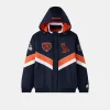 Front design of Chicago Bears Jacket by OVO featuring a bold Bears Team logo and signature Owl patch