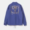 German Rock Band CAN Blue Unisex Coach Jacket for Outings and Casual Use