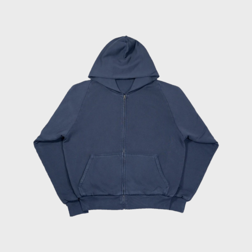 Yeezy GAP Zip-Up Hoodie in Blue