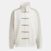 Adidas New Year White Jacket with Toggle Closure at the Front.