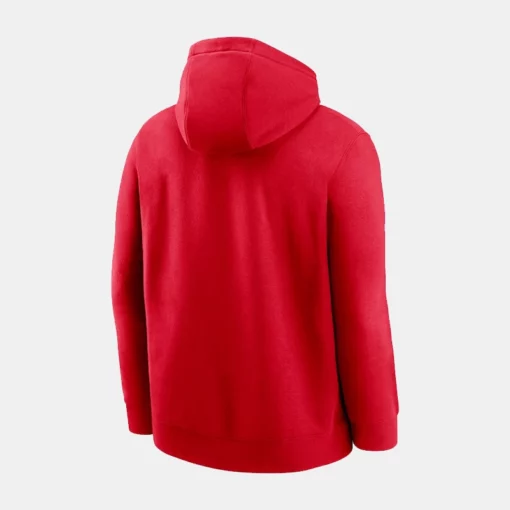 Nike Ohio State Buckeyes red hoodie, celebrating the 2024 National Championship.