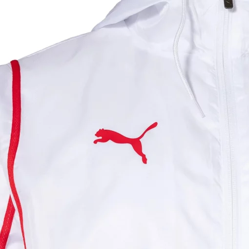 Girona FC 2024/25 White Jacket with Puma Branding