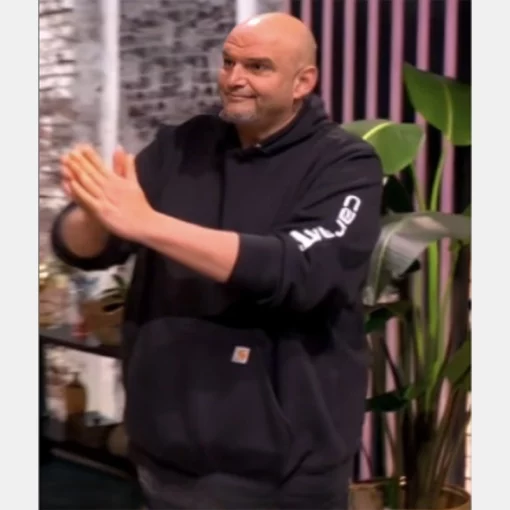 John Fetterman Fleece Hoodie from The View 2025