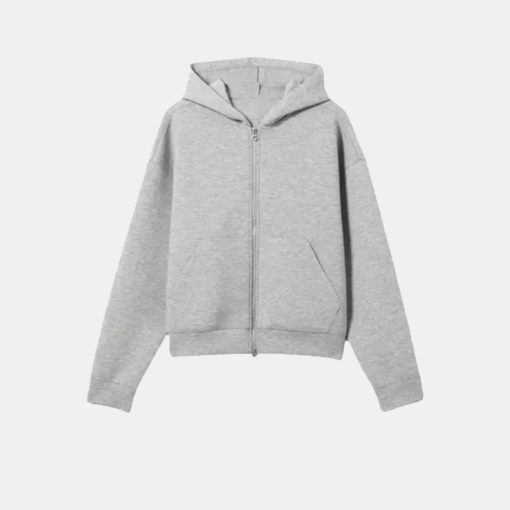 Simon Scuba Zip Hoodie Grey