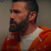 Standout Ben Affleck Super Bowl LIX tracksuit, featuring a Dunkin’ Donuts-inspired design filled with colorful brand graphics