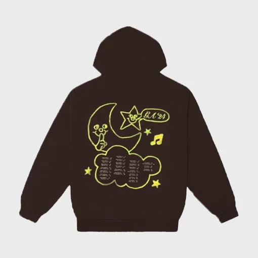 Gracie Abrams Brown Fleece Hoodie for Men and Women
