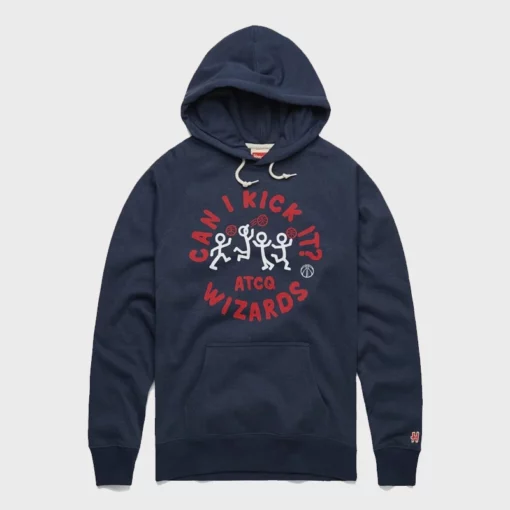 Dark Blue Can I kick it Homage Unisex Fleece Hoodie