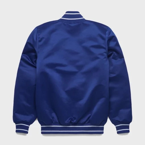 Back view of the Homage LA Dodgers Starter Jacket with a bold team logo.