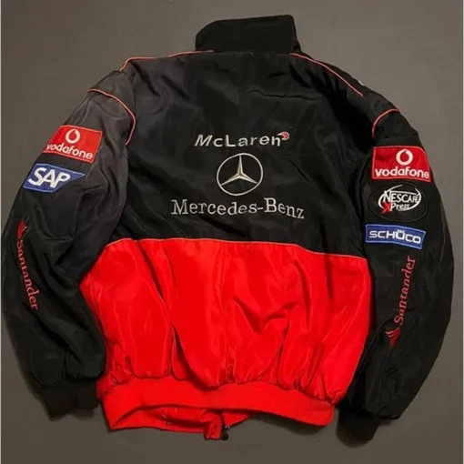 Mercedes-Benz West McLaren Jacket in Red and Black for F1 fans