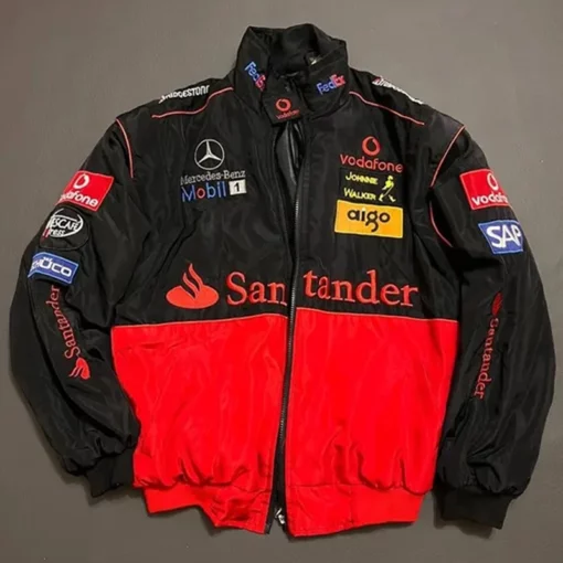 West McLaren Black and Red Jacket for Men and Women