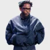 Kendrick Lamar Apple Music Halftime Show 2025 Grey Parachute Jacket