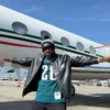 Jeff Hamilton Philadelphia EaglesBlack Jacket worbn by Kevin Hart