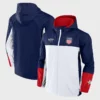 Zippered Team USA Hockey Jacket showcasing high-quality craftsmanship.