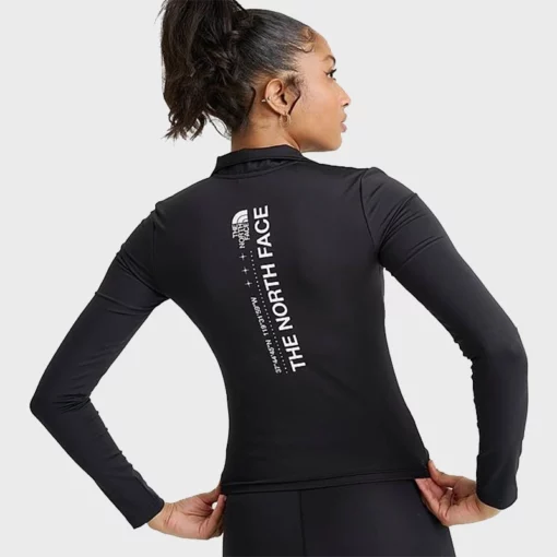 Back view of The North Face Performance Graphic Jacket, showcasing its streamlined design.