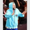 Unisex Casual Adam Sandler Blue Hoodie from Oscar 2025