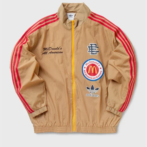 McDonalds Red Striped Sleeve Khaki jacket