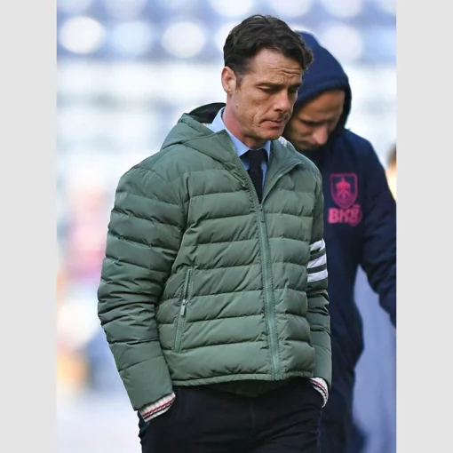 Scott Parker 2025 Green Jacket with Stripes on Sleeve