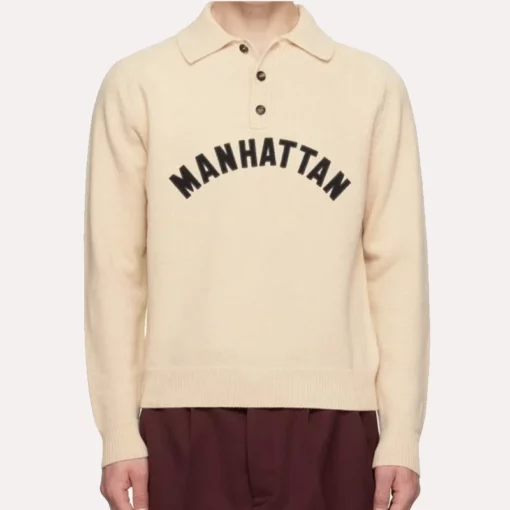 Kevin Hart-inspired off-white shirt with a structured and timeless design.