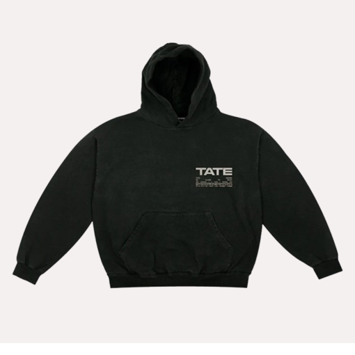 Tate McRae T8 Lips hoodie with a relaxed fit and modern aesthetic in Pullover Style