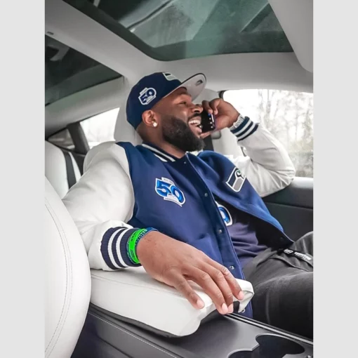 NFL Seahawks 50th year special varsity jacket.