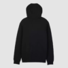 Performance-inspired pullover hoodie in black