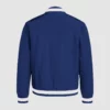 Dugout bomber jacket from Adidas with ribbed cuffs and collar.