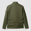 Military green Adidas SPZL Feniscowles outerwear with numerous flap piockets