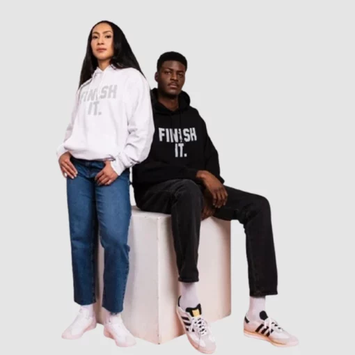 Adidas Terry Fox 45th Anniversary “Finish It” hoodie in tribute design.