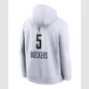 White Heroine Edition hoodie for Paige Bueckers, Nike x Dallas Wings 2025.