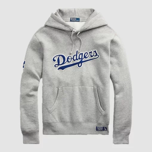 Polo Ralph Lauren hoodie featuring LA Dodgers graphics.